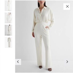 Express Long Sleeve Portofino Shirt Jumpsuit